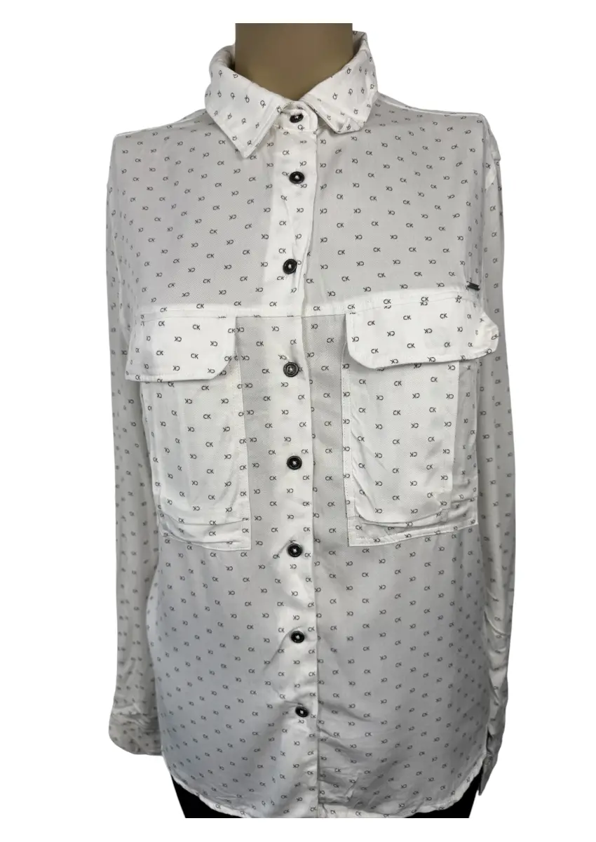 Camasa Calvin Klein 100% Vascoza - Marimea L - Femei